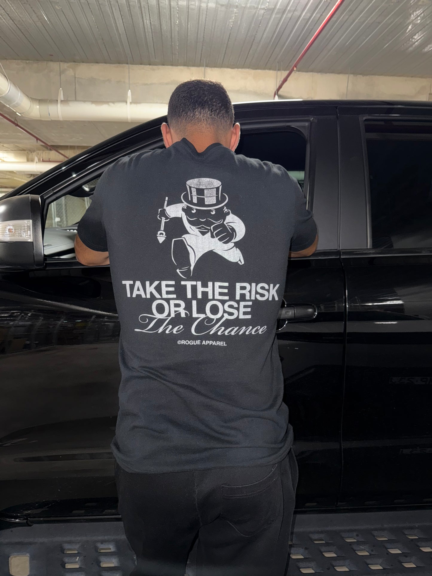 Heavyweight TAKE THE RISK T-Shirt