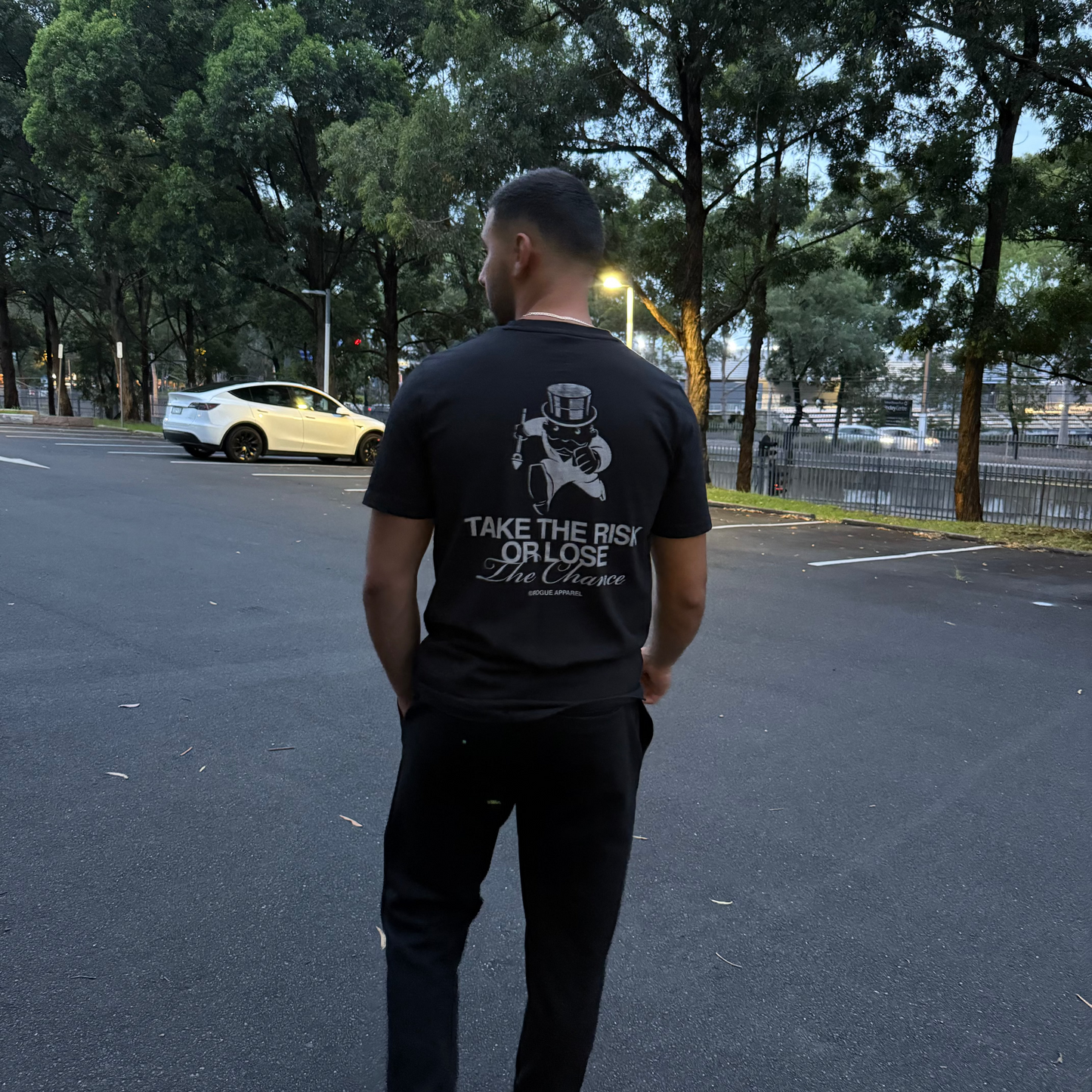 Heavyweight TAKE THE RISK T-Shirt